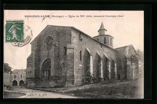 AK Bussière-Badil, Eglise du XIIe siècle