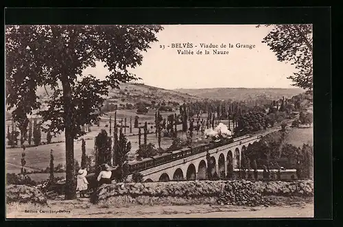 AK Belvès, Viaduc de la Grange, Vallée de la Nauze
