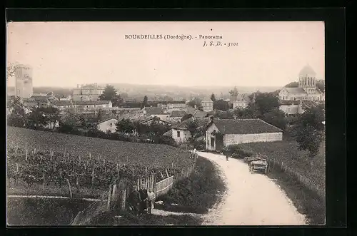 AK Bourdeilles, Vue panoramique