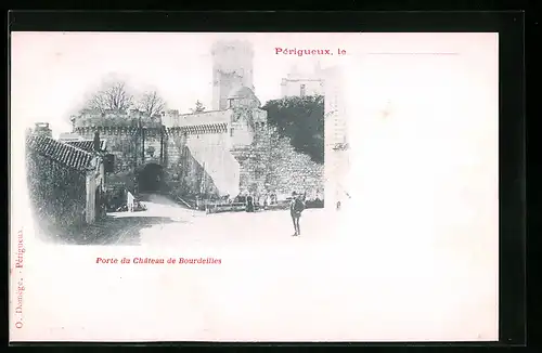 AK Périgueux, Porte du Chateau de Bourdeilles