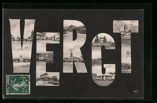 AK Vergt, Les Impressions de la Ville dans les mots VERGT