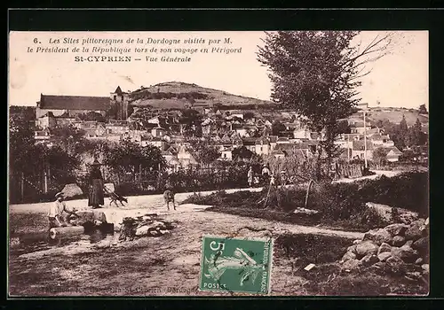 AK Saint-Cyprien, Vue Générale