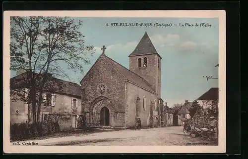 AK Sainte-Eulalie-d`Ans, La Place de l`Eglise