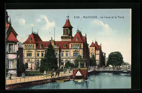 AK Mulhouse, Le Canal et la Poste