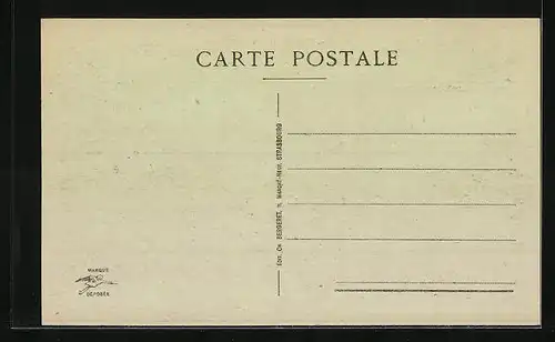 AK Guebwiller, Generalansicht der Ortschaft