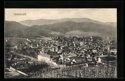 AK Gebweiler, Blick auf die gesamte Stadt