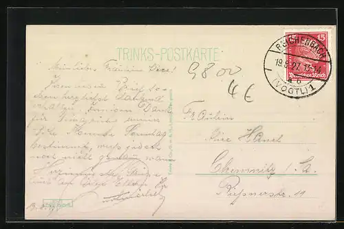 AK Reichenbach / Vogtl., Stadtpark