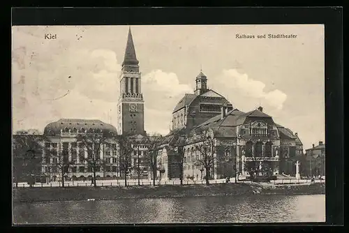 AK Kiel, Rathaus und Stadttheater