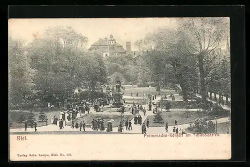 AK Kiel, Promenaden-Konzert im Schlossgarten