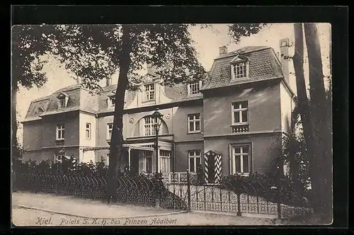 AK Kiel, Palais S. K. H. des Prinzen Adalbert