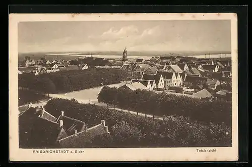 AK Friedrichstadt a. Eider, Totalansicht