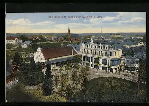 AK Bad Oldesloe, Blick vom Aussichtsturm