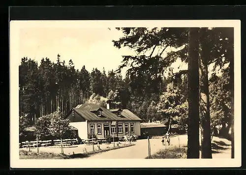 AK Finsterbergen / Thür., Strandkaffee