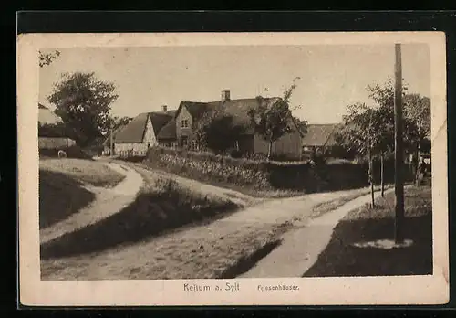 AK Keitum / Sylt, Friesenhäuser