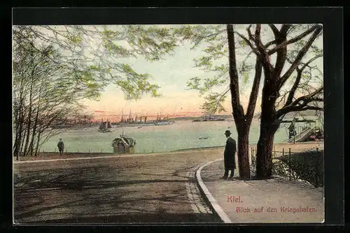 AK Kiel, Blick zum Kriegshafen