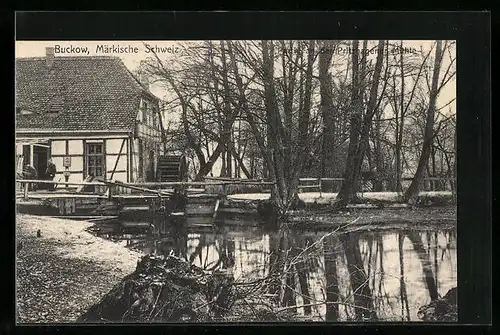 AK Buckow / Märk. Schweiz, Pritzhagener Mühle