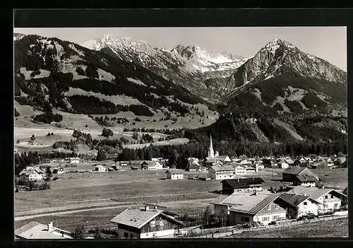 AK Fischen / Allg., Ortsansicht aus der Vogelschau