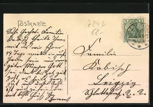 AK Colditz, Schloss mit Mulde