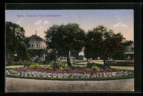 AK Gera, Fürstlicher Küchengarten