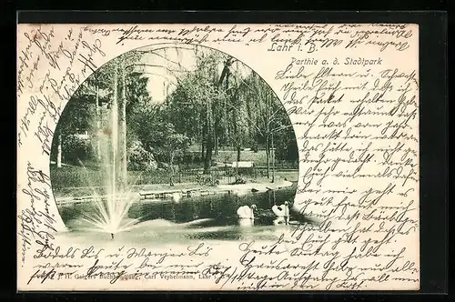 AK Lahr i. B., Stadtpark