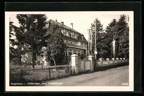 AK Neuglobsow, das FDGB Ferienheim Haus Brandenburg
