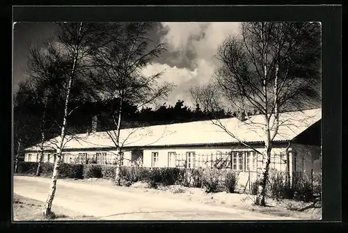 AK Bernau b. Berlin, vor den Hoffnungstaler Anstalten Lobeta