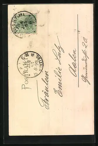 AK Stuttgart, Fassade der Marienkirche