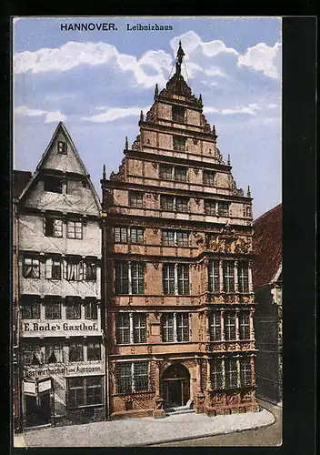 AK Hannover, vor dem Leibnizhaus