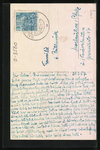 AK Salzwedel, auf der Strasse am Karlsturm