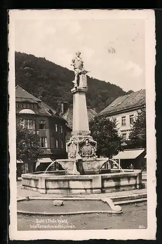 AK Suhl im Thür. Wald, der Waffenschmiedbrunnen