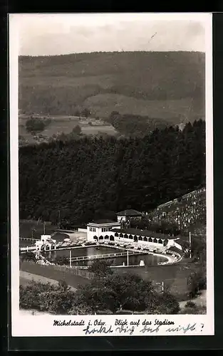 AK Michelstadt i. Odw., Blick auf das Stadion
