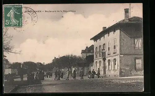 AK Saint-Junien, Boulevard de la Republique