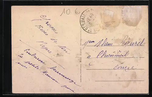 AK Saint-Germain-les-Belles, Un coin du Champ de Foire