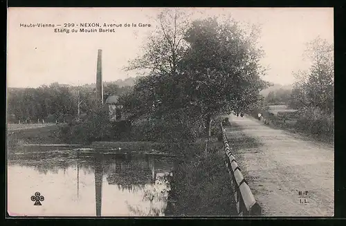 AK Nexon, Avenue de la Gare, Etang du Moulin Barlet