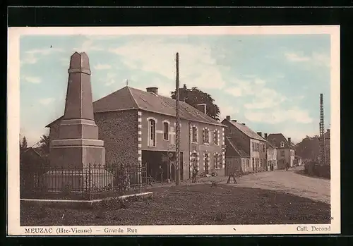 AK Meuzac, Grande Rue