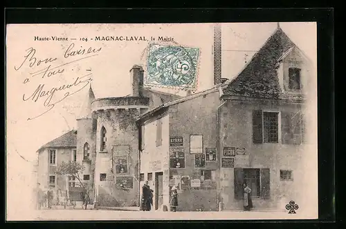 AK Magnac-Laval, La Mairie