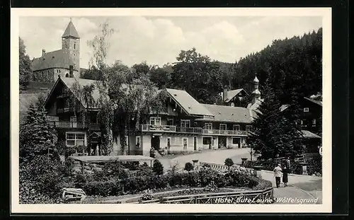 AK Wölfelsgrund, Hotel und Pension Gute Laune, Bes. W. Moeke