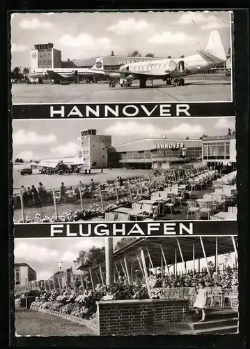 AK Hannover, Flughafen, Flughafenrestaurant und Rollfeld