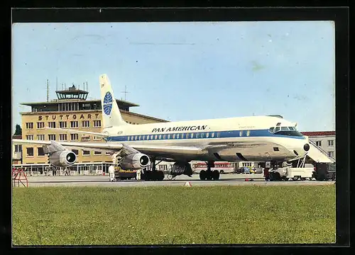 AK Stuttgart, Flughafenhotel-Restaurant mit Aussichtsterrasse