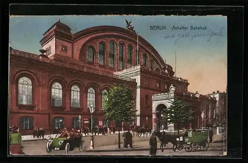 AK Berlin-Kreuzberg, Anhalter Bahnhof