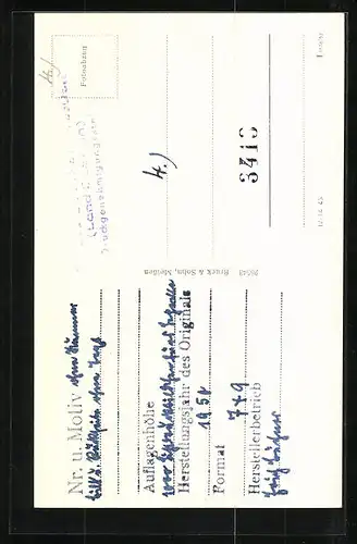 AK Meissen a. d. Elbe, Partie aus der Burgstrasse