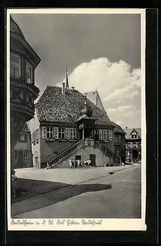 AK Deidesheim a. d. W., Das historische Stadthaus