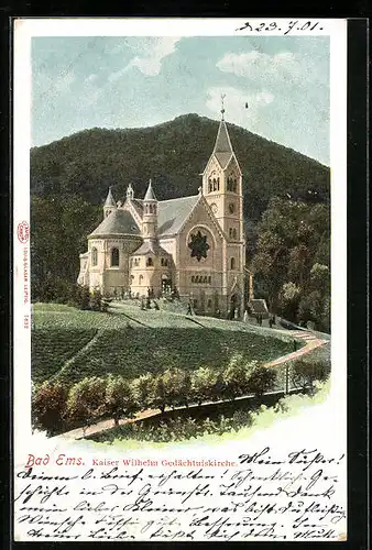 AK Bad Ems, Kaiser Wilhelm Gedächtniskirche