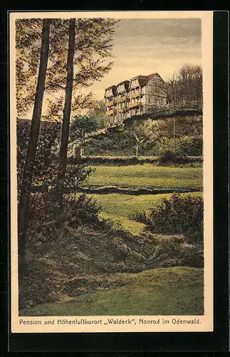 AK Nonrod im Odenwald, Pension und Höhenluftkurort Waldeck, Bes. Berg