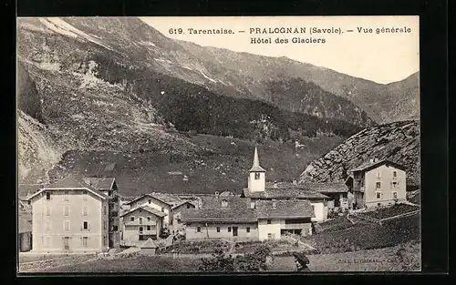 AK Pralognan, Vue générale, Hôtel des Glaciers