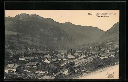 AK Aigueblanche, Vue générale