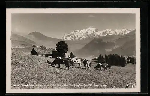 AK Hauteluce, Les Goumons, Joly et Mt Blanc