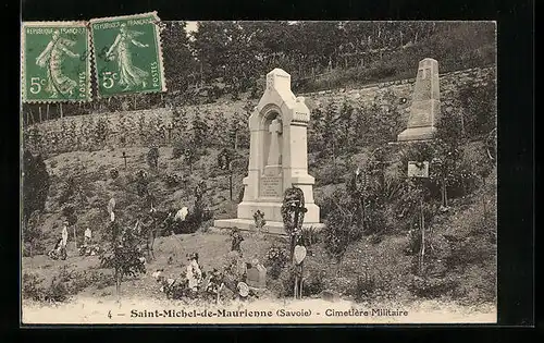 AK Saint-Michel-de-Maurienne, Cimetière Militaire