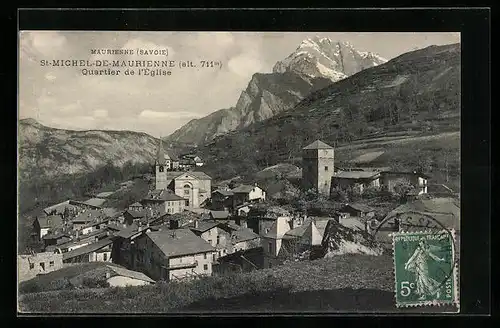 AK St-Michel-de-Maurienne, Quartier de l`Église