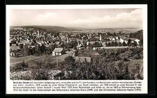 AK Weil der Stadt, Teilansicht
